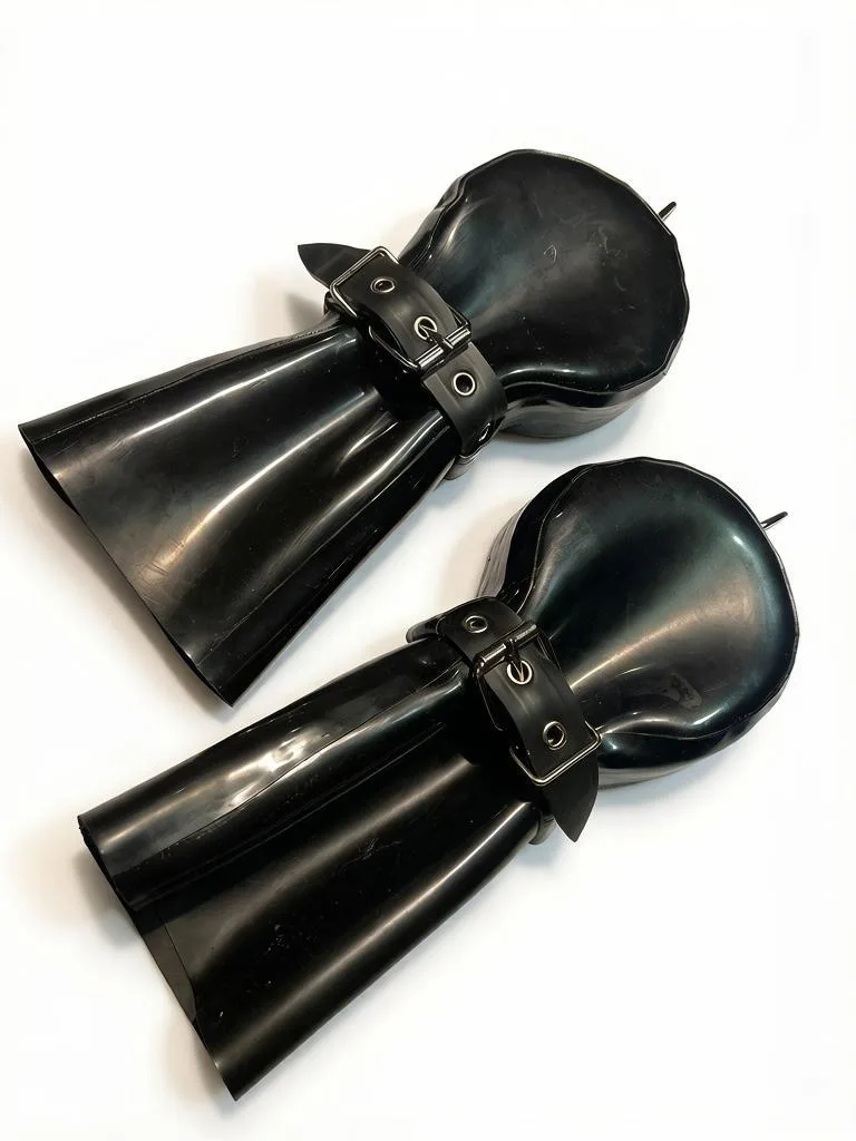 Бондажные рукавички — латекс, Rubber Department